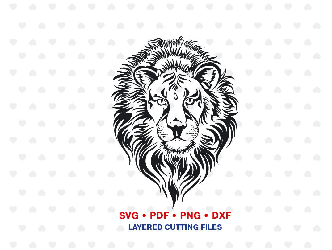 Free Free 316 Half Lion Face Svg SVG PNG EPS DXF File