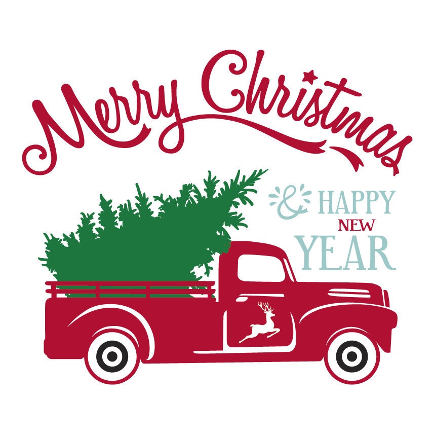 Free Free 201 Red Truck Christmas Svg Free SVG PNG EPS DXF File