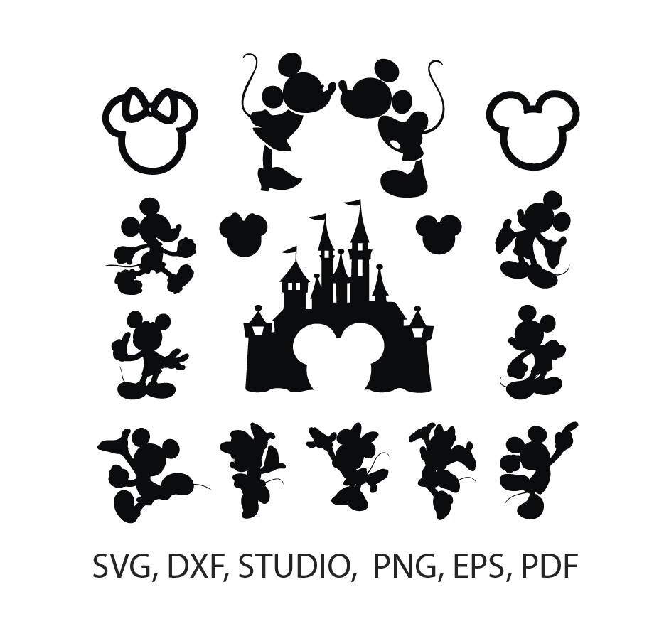 Free Free 112 Svg Mickey And Friends Silhouette SVG PNG EPS DXF File