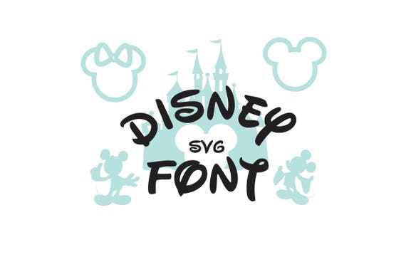 Download Disney Font SVG Collection Disney Alphabet DXF Disney ...