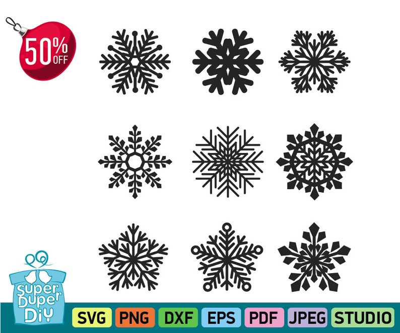 Download Snowflake Svg Winter Svg Snowflakes Clipart Snowflake Silhouette And Cricut Cut Files Dxf Vector Eps Png Snowflake Digital File Svg Drawing Drafting Craft Supplies Tools Sultraline Id