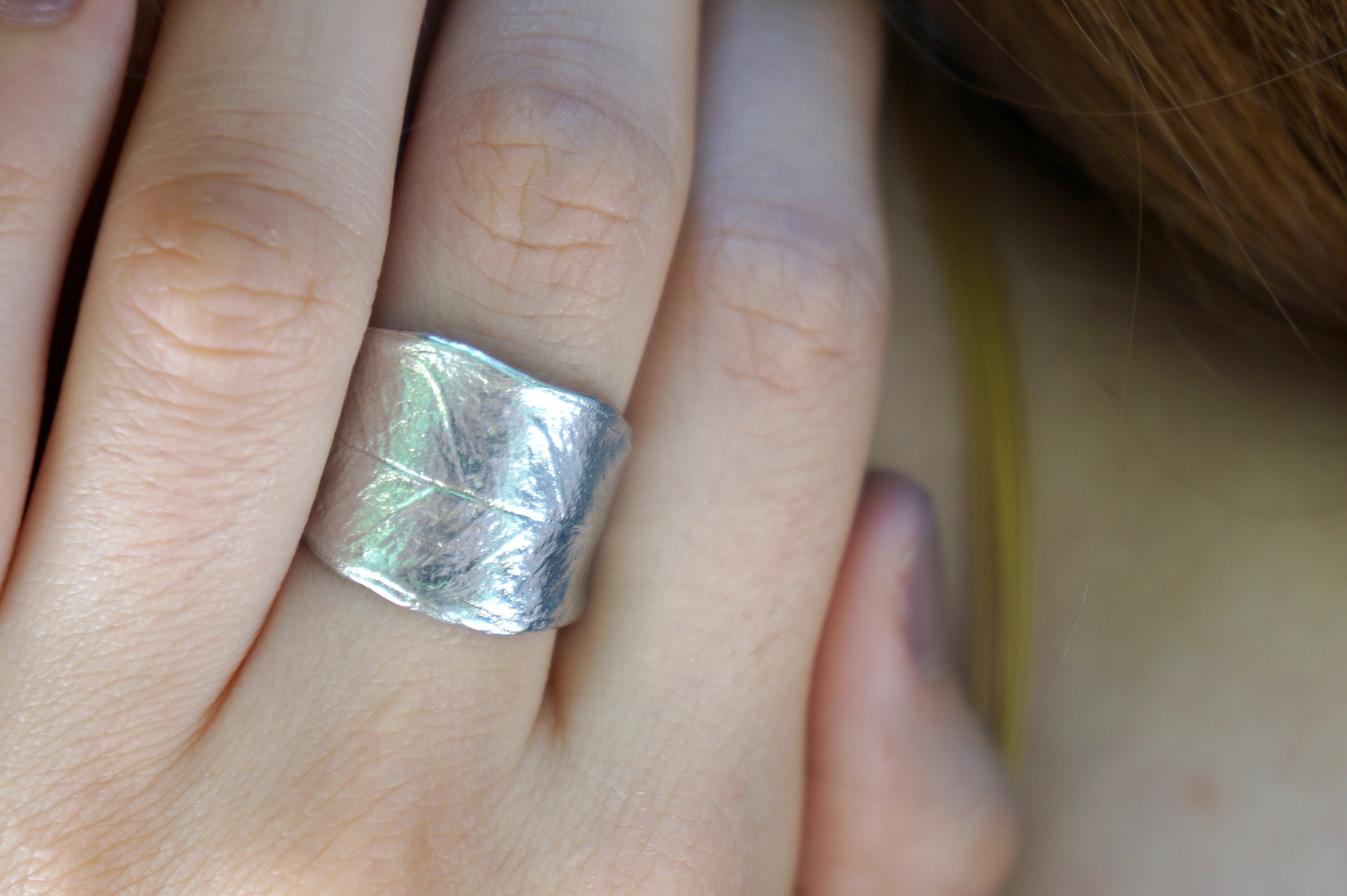 Anillos de hoja de olivo para las mujeres anillo ajustable de Etsy