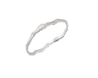 Minimalist, tiny, Nature inspired ring. Thin delicate Twig Sterling silver ring from Real Juniper Cypress branch. Cypress is symbol of life.