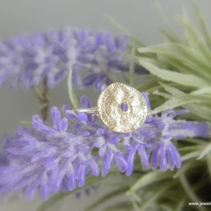 Nature ring Silver leaf ring spiral ring disc and branch ring in Sterling Silver 925. by Mother nature Jewelry