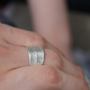Unisex Olive Leaf Rings in Sterling Silver 925 and /or 14k Gold plated by Mother Nature Jewelry.