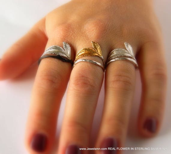 Ring With Flowers,Wide Rings Silver Rings,Woman Ring Sterling Silver Ring Sunflower ring Silver Flowers Vine Ring Love Silver Rings