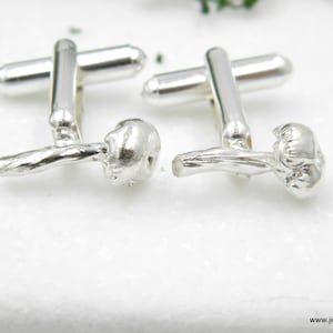 Handmade cuff links Μushrooms, Suit Accessories gift for men By Mother Nature Jewelry