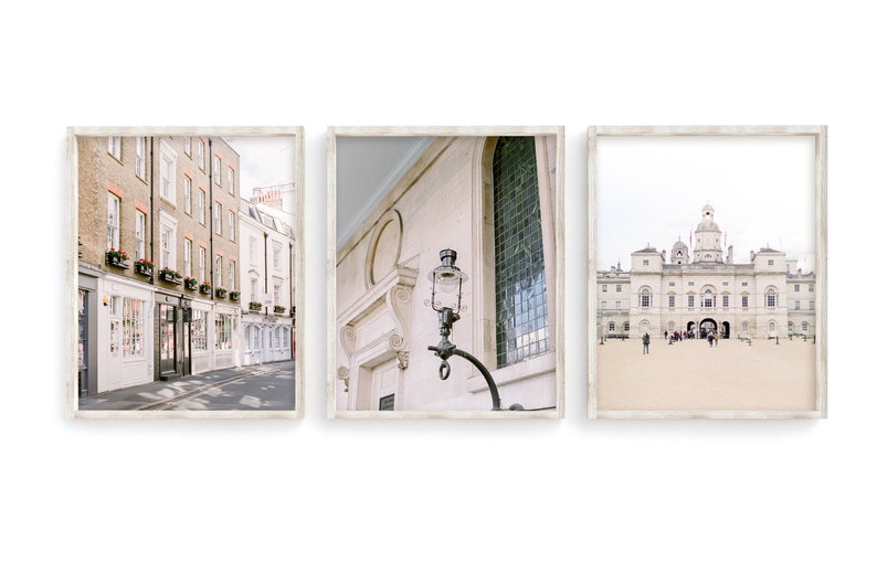 London Wall Art Set of 3 Etsy