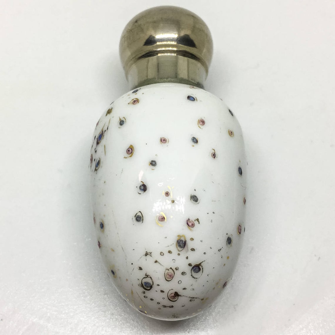 Vintage ceramic perfume bottle in egg shaping with bright Etsy