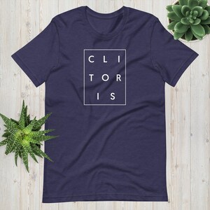 CLI TOR IS T-Shirt, Feminist T-Shirt, Feminist Gift, Sex Positive, Best Friend, Clitoris, Vulva, Funny, Bachelorette, Feminist Heather Midnight Nav