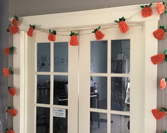 PATTERN Felt Pumpkin Garland PDF