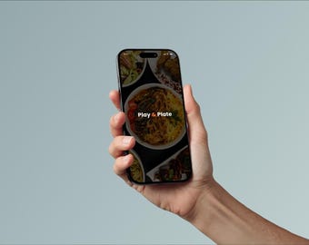Jeu et assiette | Application Figma complète pour les événements locaux et les restaurants