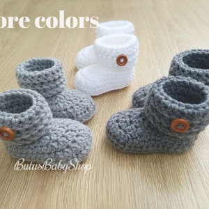 knitted baby booties for sale