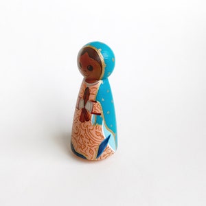 Our Lady of Guadalupe large peg doll image 7