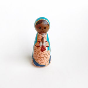 Our Lady of Guadalupe large peg doll image 3