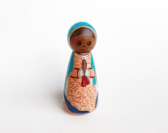 Our Lady of Guadalupe -large peg doll