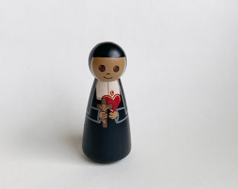 St. Jane de Chantal- Large peg doll