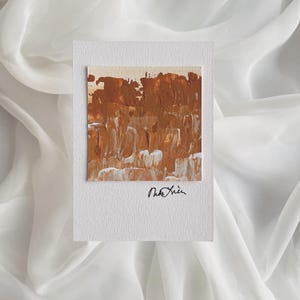 N.° 2. Tarjeta original de acuarela. Personalízala con el texto que elijas. Miniatura. Regalo. Tarjeta de felicitación. Postal. Medidas: 7,4 x 10,4 cm.