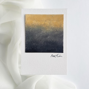 N°19. Carte originale de peinture acrylique. Personnalisez-le avec le texte de votre choix. Mini-art. Cadeau. Carte de voeux. Carte postale. 2,9 x 4,1 pouces