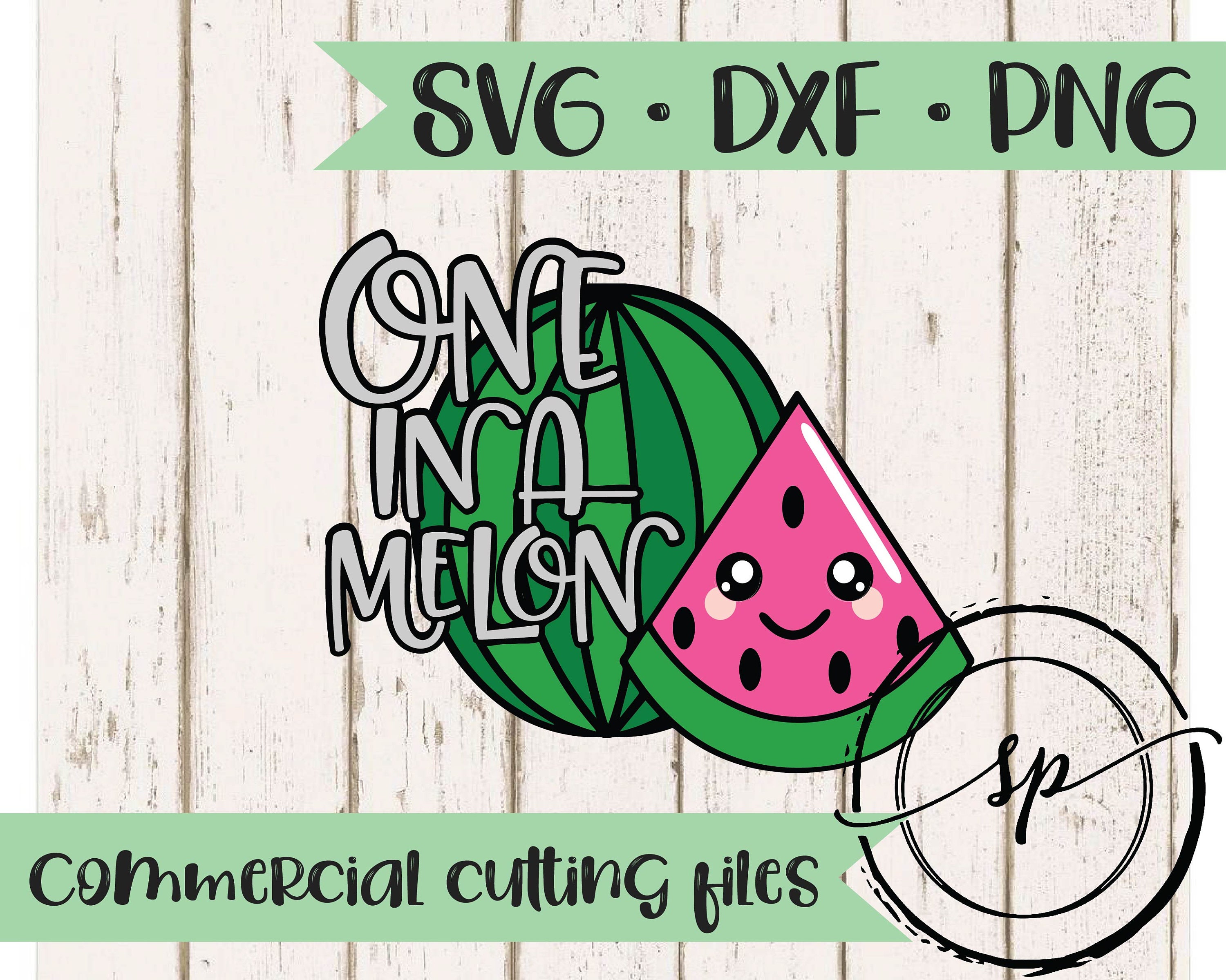 Download Summer Svg One In A Melon Svg Cute Svg Dxf Png Svg Etsy
