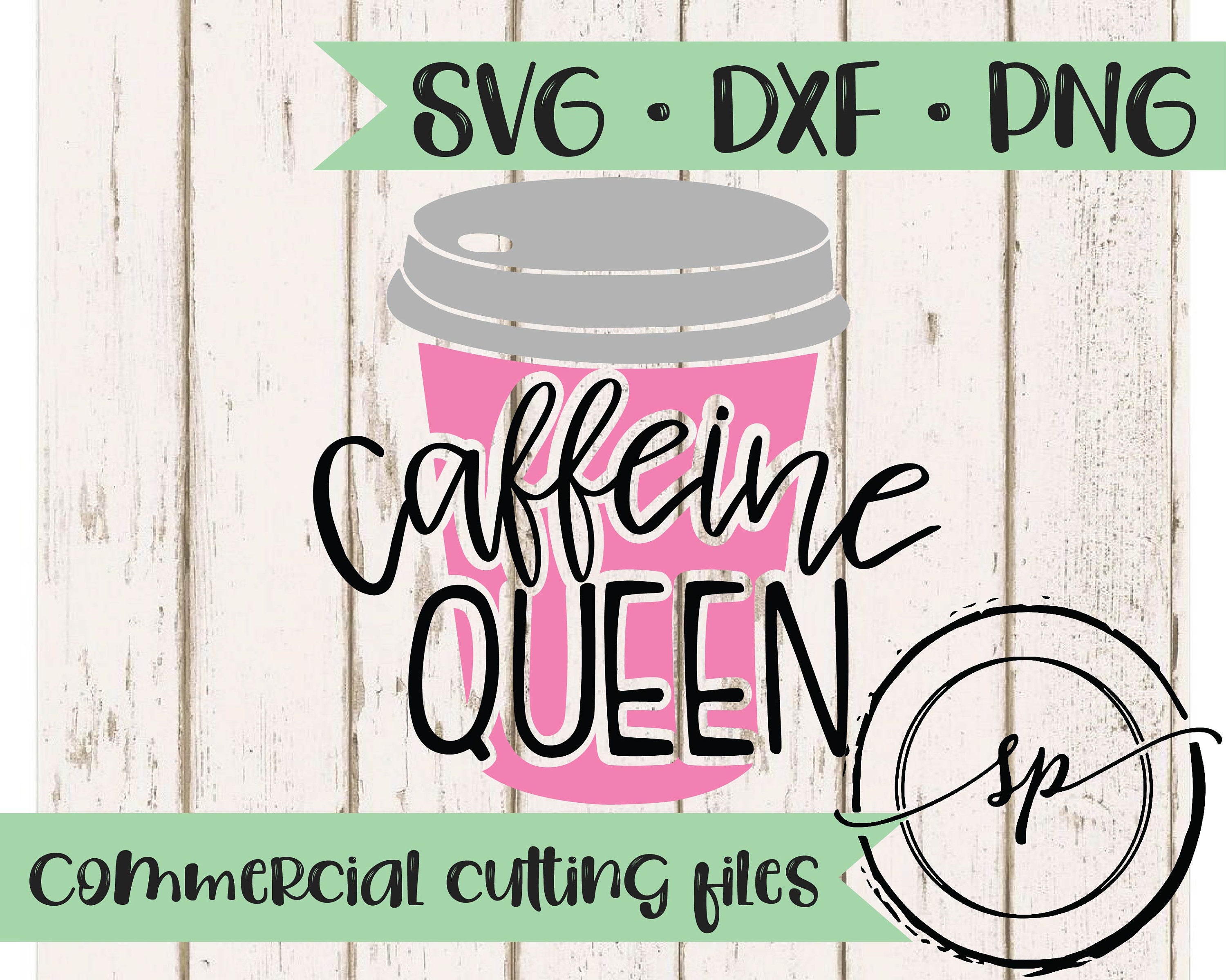 Download Coffee Svg Caffeine Queen Svg Mom Svg College Student Svg Etsy