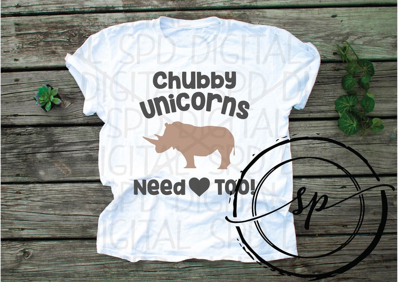 Chubby Unicorns Need Love Too Svg Funny Svg DXF PNG SVG - Etsy