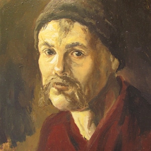 Retrato masculino, retrato de hombre, retrato cosaco, pintura cosaca, trajes nacionales ucranianos, cultura ucraniana