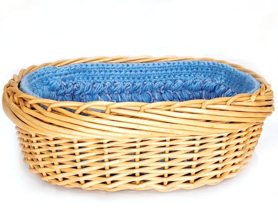 Blue cat sale wicker