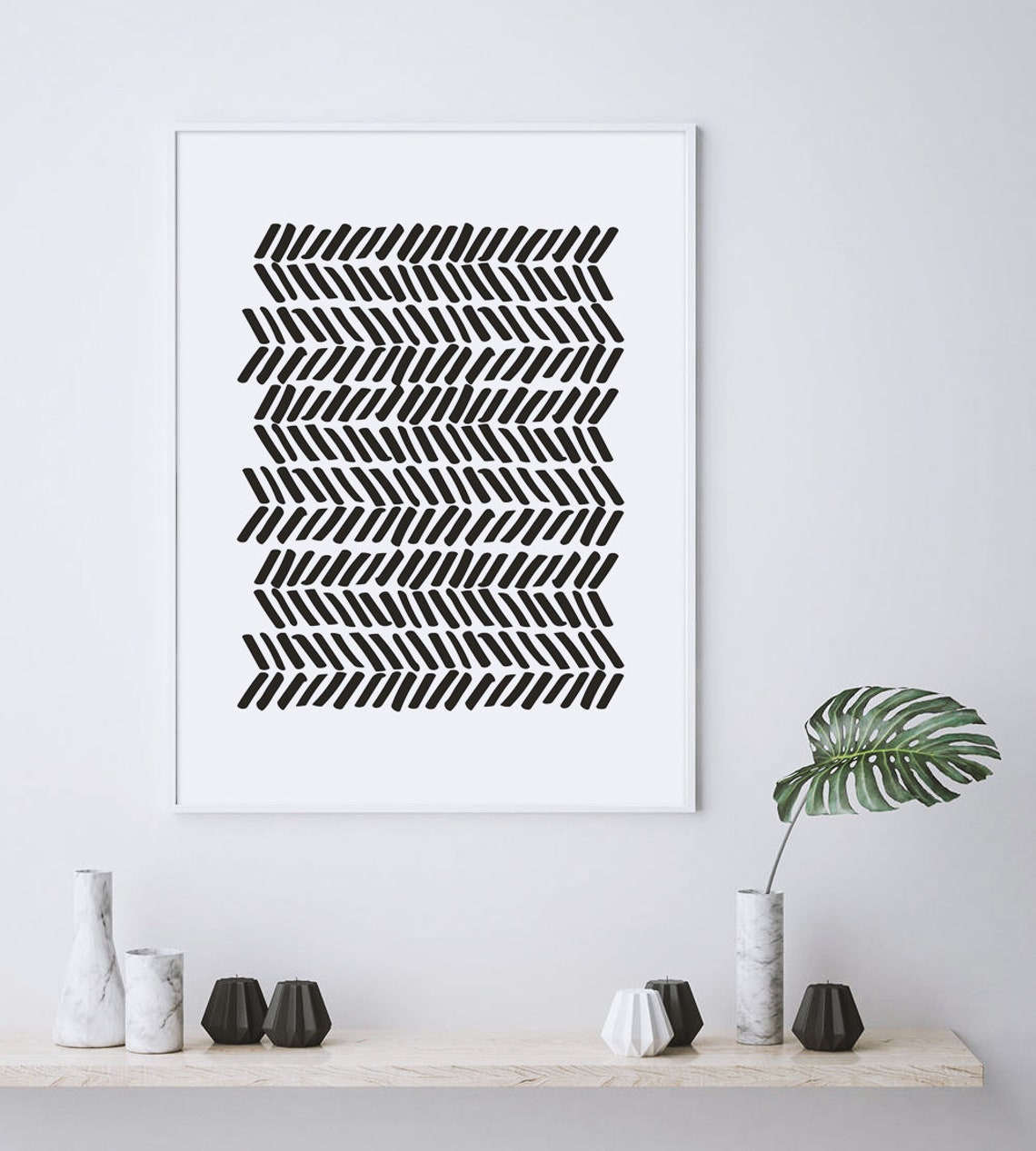 Abstract Drawing Wall ArtLine Drawing Print Modern Wall Art Etsy