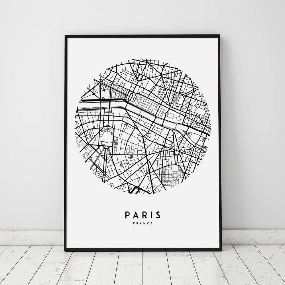Set of 3 Prints New York London Paris Art Pictures Cities Wall Art A4 A3 A5