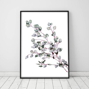 Botanical Print, Plant Print, Botanical Art, Botanical Poster, Botanical Decor, Leaves Print, Wall Art, Scandinavian Prints, Poster