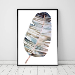 Banana leaf wall art, Banana leaf decor, Banana leaves art, Banana leaves decor, Banana leaf print, Botanical Print, Tropical leaf prints