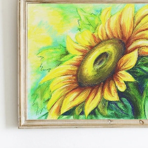 Sunflower Painting Watercolor Wall Art, Sunflowers Art Print, Sunflowers Artwork, Sunflower Wall Art Watercolor Ukranian Art, Birthday Gift