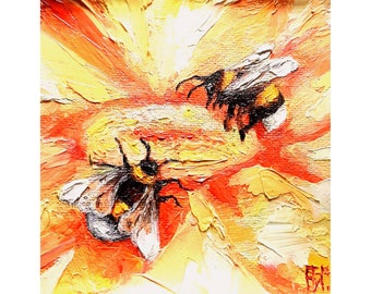 額入り蛾の油絵：小さな白黒キャンバスアート #A31 - Etsy 日本