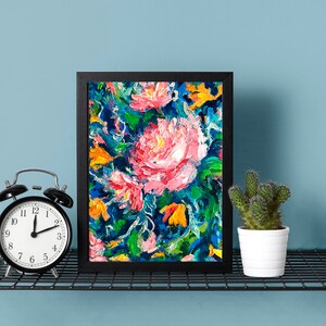 Bouquet of Roses Painting Original Art