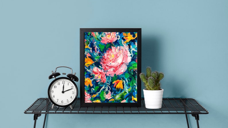 Bouquet of Roses Painting Original Art