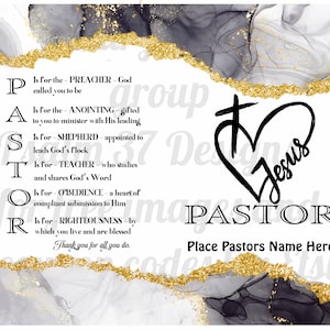 Pastor Appreciation Gift PNG pdf jpeg Sublimation wrap tumbler bags totes towels shirts canvas slate High Resolution 600dpi Thank you gift