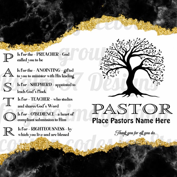 Pastor Appreciation Gift PNG pdf jpeg Sublimation wrap tumbler bags totes towels shirts canvas slate High Resolution 600dpi Thank you gift