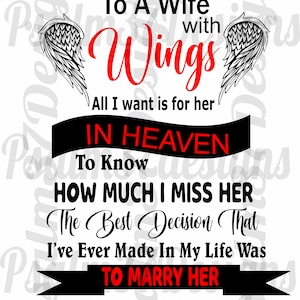 Eu não sou viúvo, sou marido de uma esposa com asas no céu, a morte não pode me impedir de amar Seu SVG para Cricut, luto, luto, cônjuge