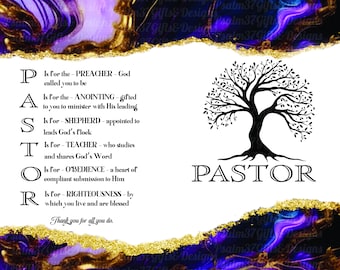 Pastor Appreciation Gift PNG pdf jpeg Sublimation wrap tumbler bags totes towels shirts canvas slate High Resolution 600dpi Thank you gift