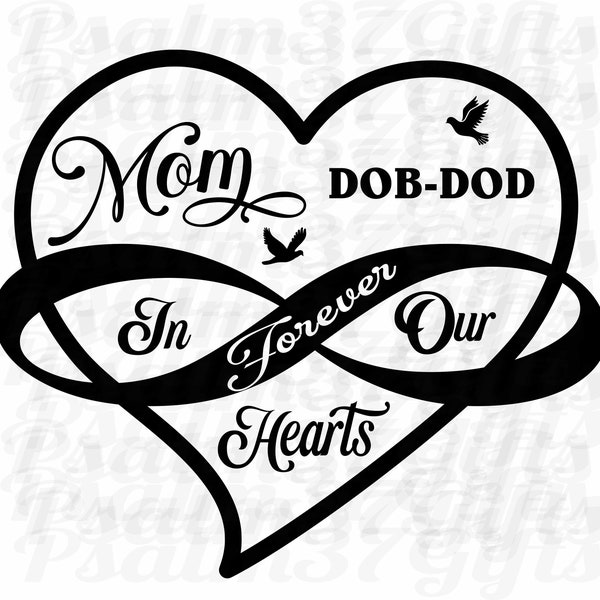 Memorial Heart - Etsy