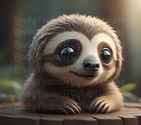 Super realistic sloth baby sale
