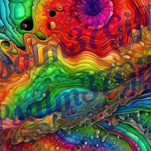 Tie Dye alcohol Ink backgrounds Rainbow Graphic 2 PNG 2 PDF Instant Download Sublimation tumbler wrap Printable Commercial Use AI High Qual