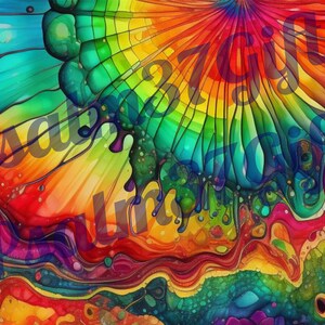 Tie Dye alcohol Ink backgrounds Rainbow Graphic 2 PNG 2 PDF Instant Download Sublimation tumbler wrap Printable Commercial Use AI High Qual