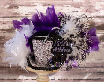 Mini Top Hat With Lights, Witches, I Smell Children, Halloween, Sanderson, Costume, Party, 3-Tier decor