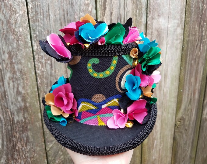 Mini Top Hat With Lights, Mardi Gras, Steampunk, Wedding, Festival