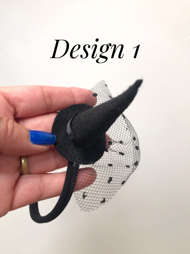 Halloween photo props Infant mini witch hat headband Baby Felt Witch Hat Headband Newborn first Halloween hat headband photography props