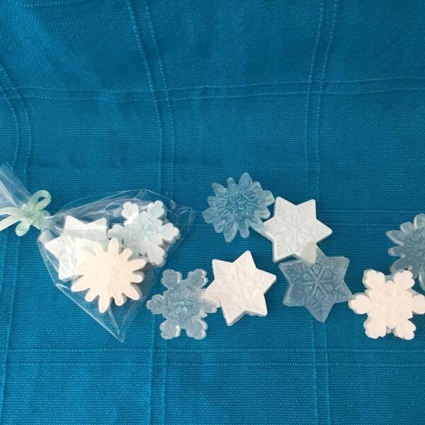 Snowflake Handcrafted Artisan Soap by Super Soaps USA