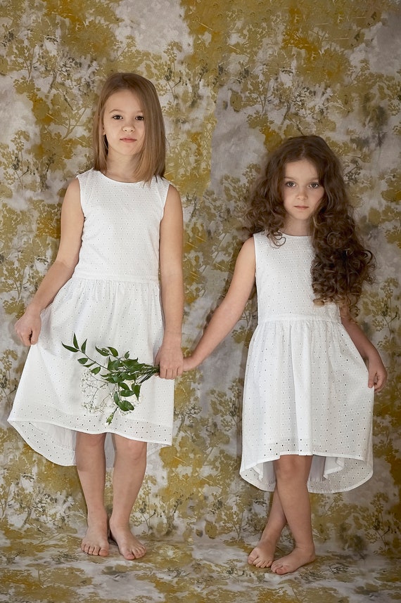 white girly dress