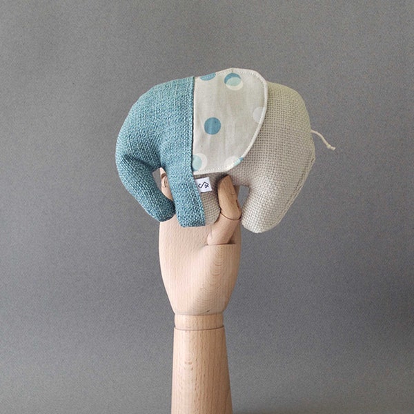 Dog Toy - The Luna / Squeaky Stuffed Elephant Toy / Modern Dog / Stuffed Animal / Cute Dog Things / Dog Gifts / Handmade Dog Stuff